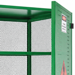 12 Cylinder Fork Gas Storage Cage-Hammerox Industrial
