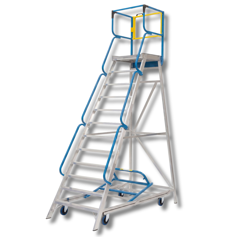 12 Step Walk Through Access Platform Ladder-Hammerox Industrial