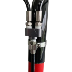 12" x 1.5" 2 Jet Titanium Carpet Cleaning Wand - VPro-Hammerox Industrial