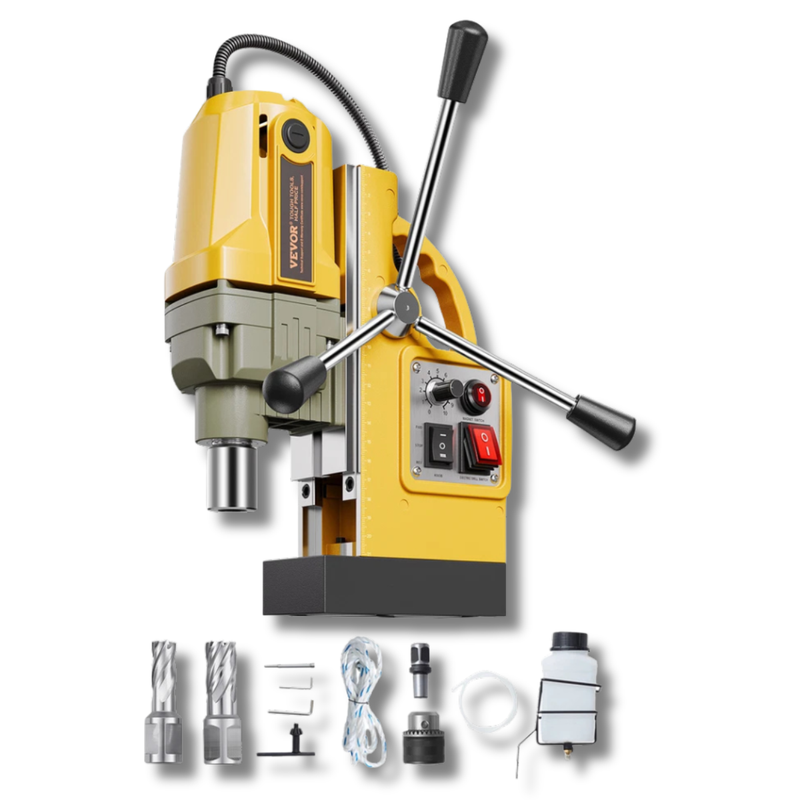 1200W Magnetic Drill Press 2810lbf 1.6