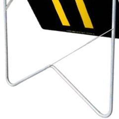 1200 x 900mm 2 Lane Status Nightwork Swing Stand & Sign