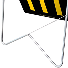 1200 x 900mm 3 Lane Status Nightwork Swing Stand & Sign