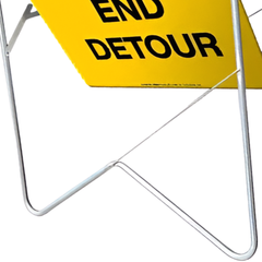 1200 x 900mm End Detour Swing Stand & Sign