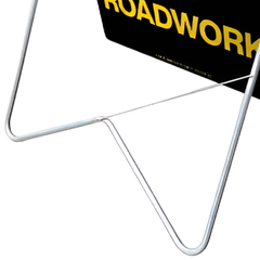 1200 x 900mm End Roadwork Nightwork Swing Stand & Sign