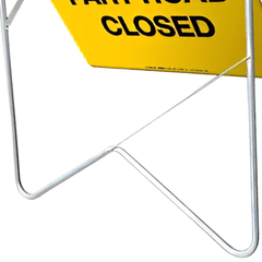 1200 x 900mm Part Road Closed Swing Stand & Sign
