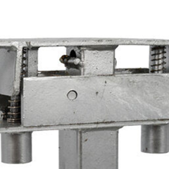 120L Double Wheelie Bin Stand with Base Plate-Hammerox Industrial