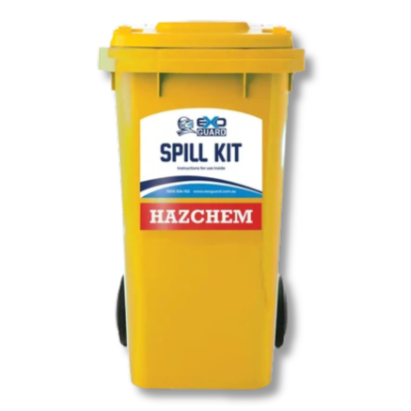 120L Hazchem Wheelie Bin Spill Kit