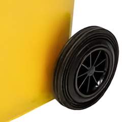 120L Yellow Wheelie Bin