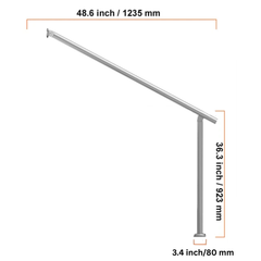 120cm Outdoor Stair Handrail Stainless Steel-Hammerox Industrial
