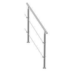 120cm Outdoor Stair Handrail 2 Crossbars