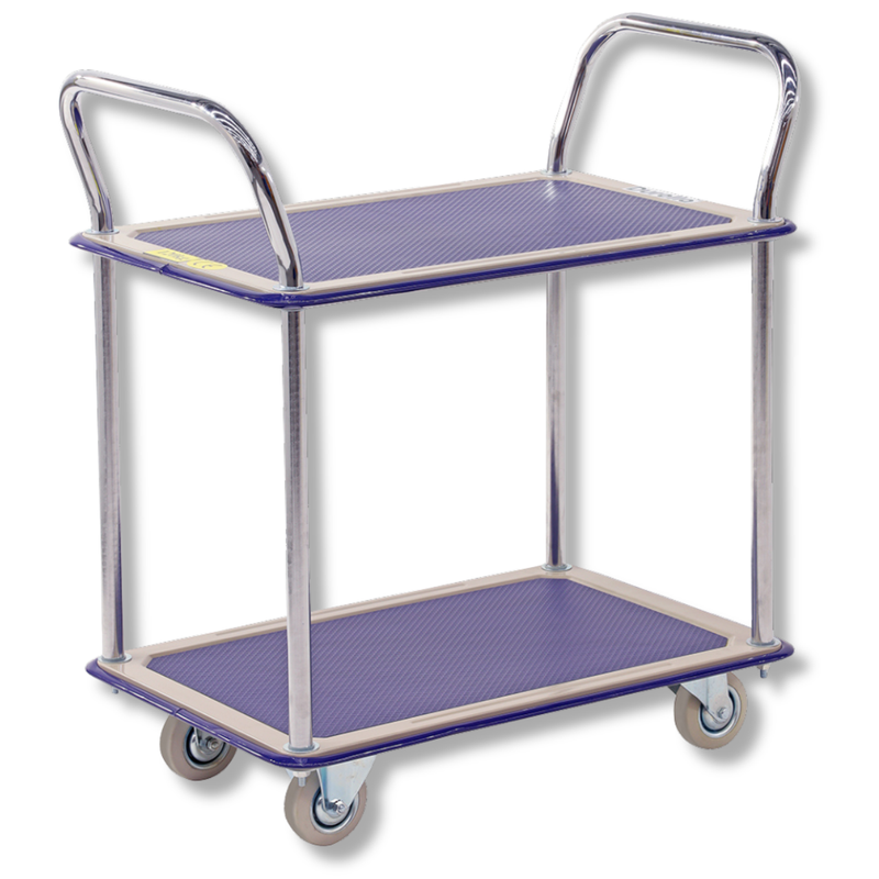 120kg 2 Tier Multi Purpose Platform Trolley-Hammerox Industrial