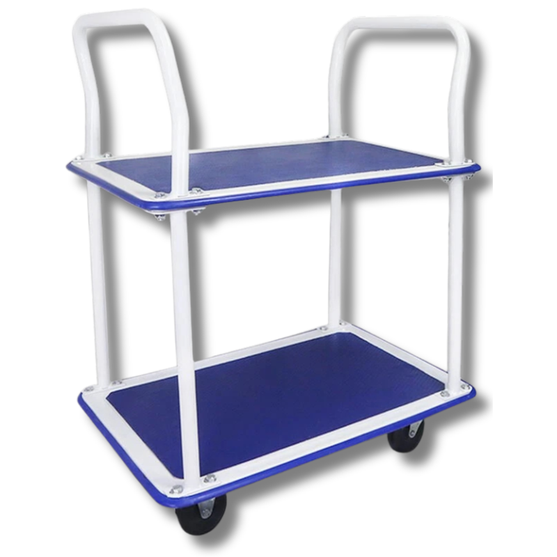 120kg 2 Tier Platform Service Trolley-Hammerox Industrial