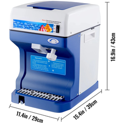 120kg/hr Commercial Ice Shaver Snow Cone Machine