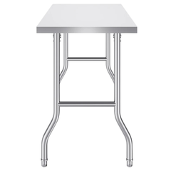 1220x610mm Stainless Steel Food Prep Table