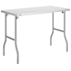 1220x610mm Stainless Steel Food Prep Table