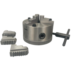 125mm 3 Jaw Self Centering Lathe Chuck with Back Plate-Hammerox Industrial