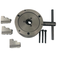 125mm 3 Jaw Self Centering Lathe Chuck with Back Plate-Hammerox Industrial