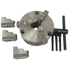 125mm 3 Jaw Self Centering Lathe Chuck with Back Plate-Hammerox Industrial