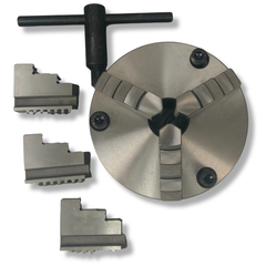 125mm 3 Jaw Self Centering Lathe Chuck with Back Plate-Hammerox Industrial
