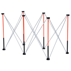 1266x665mm Folding Workstand 1135kg Capacity-Hammerox Industrial