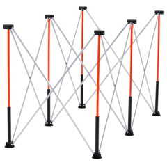 1266x665mm Folding Workstand 1135kg Capacity-Hammerox Industrial