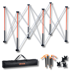 1266x665mm Folding Workstand 1135kg Capacity-Hammerox Industrial