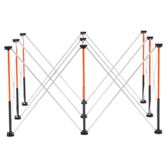 1267x665mm Folding Workstand 1135kg Capacity-Hammerox Industrial