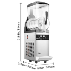 12L Commercial Slushie Machine Frozen Drink Maker-Hammerox Industrial