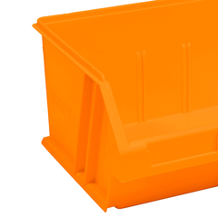 12L Stor-Pak No.120 Storage Bin 410 x 275 x 165mm Orange 5 Pack-Hammerox Industrial
