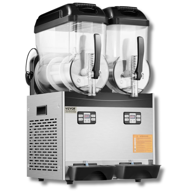 12L x2 Tank Commercial Slushy Machine -15~15℃ Frozen Drink Maker-Hammerox Industrial