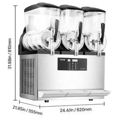 12L x3 Tank Commercial Slush Machine Frozen Drink Maker