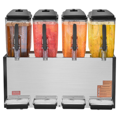 12L x4 Tank Commercial Beverage Dispenser Cold Juice Drink
