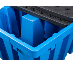 1300L Blue Single IBC Bunded Pallet-Hammerox Industrial