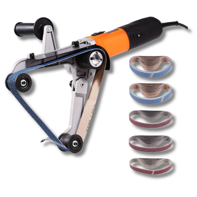 1300W Pipe Tube Polisher Sander Variable Speed with 50x Belts-Hammerox Industrial