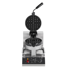 1300W Round Waffle Maker Rotatable Non Stick-Hammerox Industrial