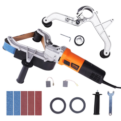 1300W Pipe Tube Polisher Sander Variable Speed with 50x Belts