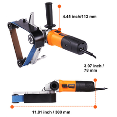 1300W Pipe Tube Polisher Sander Variable Speed with 50x Belts