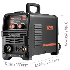 130A MIG Welder 3 In 1 Flux Core MIG Stick Lift TIG-Hammerox Industrial