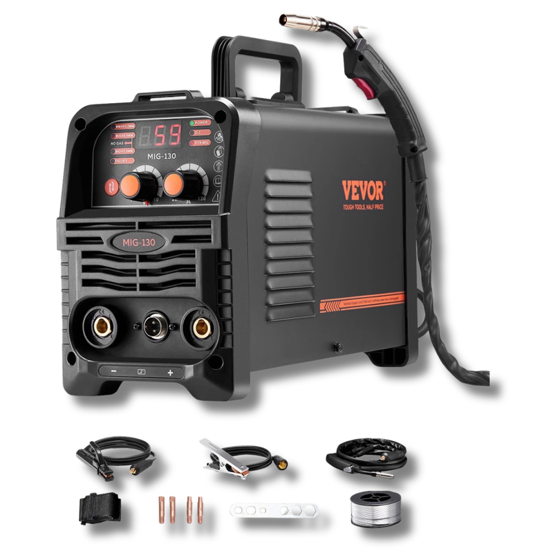 130A MIG Welder 3 In 1 Flux Core MIG Stick Lift TIG-Hammerox Industrial