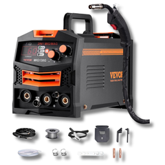 130A MIG Welder 2 In 1 Gas MIG Flux Core