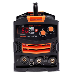 130A MIG Welder 2 In 1 Gas MIG Flux Core