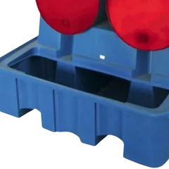 1350 x 1375 x 635mm Poly Drum Rack & Stack Base Unit