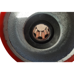 1360kg 5"x2" Heavy Duty PU Castor Wheels 2 Fixed 2 Swivel-Hammerox Industrial
