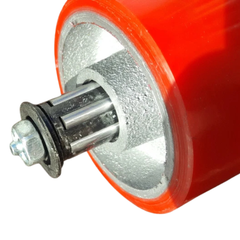 1360kg 5"x2" Heavy Duty PU Castor Wheels 2 Fixed 2 Swivel-Hammerox Industrial