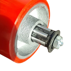 1360kg 5"x2" Heavy Duty PU Castor Wheels 2 Fixed 2 Swivel-Hammerox Industrial