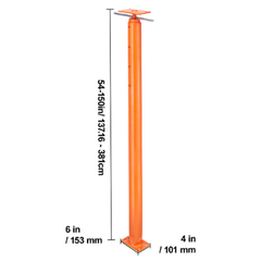 137.16-381cm Adjustable Floor Jack Post