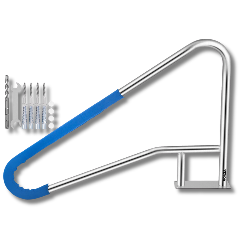 139.7x81cm Stainless Steel Pool Handrail