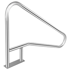 139.7x81cm Stainless Steel Pool Handrail