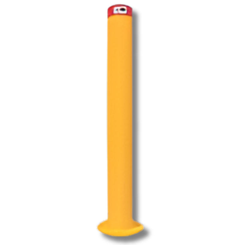 140 x 1200mm Steel Fixed Base Plate Bollard - Industro