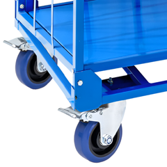 1410mm Heavy Duty Sloping 4 Shelf Trolley-Hammerox Industrial